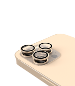 (Dorado)-(Clear) iPhone 13 Pro / 13 Pro Max-Protector de Lente de Cámara - Imagen 3