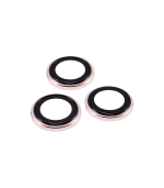 (Dorado)-(Clear) iPhone 13 Pro / 13 Pro Max-Protector de Lente de Cámara - Imagen 2