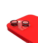 (Rojo)-(Clear) iPhone 13 / 13 Mini-Protector de Lente de Cámara - Imagen 3
