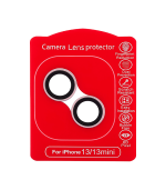 (Rosado)-(Clear) iPhone 13 / 13 Mini-Protector de Lente de Cámara