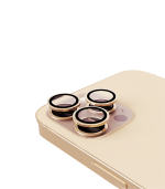 (Dorado)-(Clear) iPhone 14 Pro / 14 Pro Max-Protector de Lente de Cámara - Imagen 3