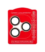 (Dorado)-(Clear) iPhone 14 Pro / 14 Pro Max-Protector de Lente de Cámara