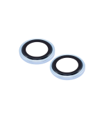 (Azul)-(Clear) iPhone 14 / 14 Plus-Protector de Lente de Cámara - Imagen 3