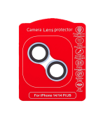 (Azul)-(Clear) iPhone 14 / 14 Plus-Protector de Lente de Cámara