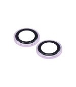 (Purpura)-(Clear) iPhone 14 / 14 Plus-Protector de Lente de Cámara - Imagen 3