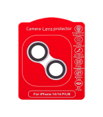 (Purpura)-(Clear) iPhone 14 / 14 Plus-Protector de Lente de Cámara