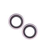 (Purpura)-(Clear) iPhone 14 / 14 Plus-Protector de Lente de Cámara - Imagen 2