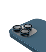 (Azul Oscuro)-(Clear) iPhone 15 Pro / 15 Pro Max-Protector de Lente de Cámara - Imagen 3