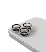 (Plateado)-(Clear) iPhone 15 Pro / 15 Pro Max-Protector de Lente de Cámara - Imagen 3