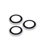 (Titanio Blanco)-(Clear) iPhone 16 Pro / 16 Pro Max-Protector de Lente de Cámara - Imagen 2