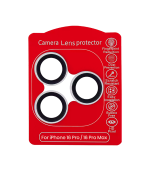 (Titanio Blanco)-(Clear) iPhone 16 Pro / 16 Pro Max-Protector de Lente de Cámara