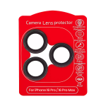 (Titanio Negro)-(Clear) iPhone 16 Pro / 16 Pro Max-Protector de Lente de Cámara