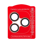 (Titanio Desierto)-(Clear) iPhone 16 Pro / 16 Pro Max-Protector de Lente de Cámara