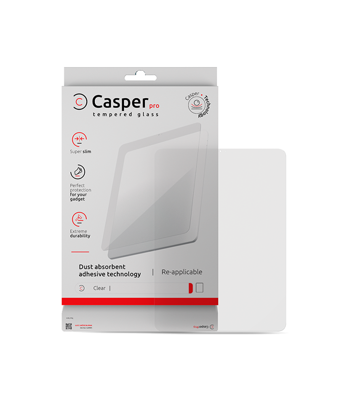 Vidrio Templado Casper Pro Para iPad Pro 13_ (2024) (Clear) 0 Vidrio Templado Casper Pro Para iPad Pro 13" (2024) (Clear) - Imagen 1