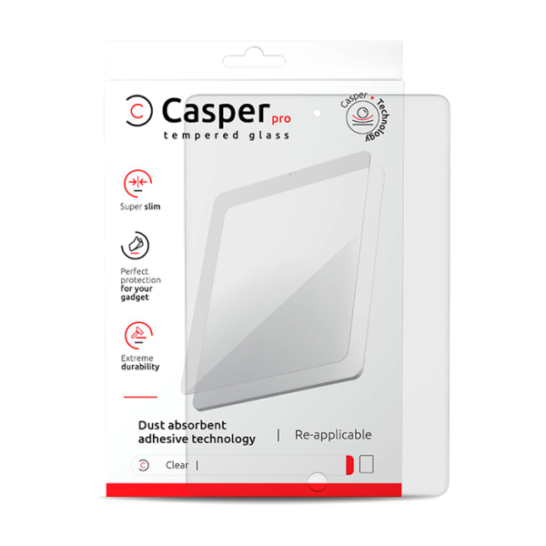 Vidrio Templado Casper Pro para iPad Pro 12.9 3ra Generación (2018) / IPad 12.9 4ta Generación (2020) / IPad 12.9 5ta Generación (2021) / IPad 12.9 6a Generación (2022) (Clear)