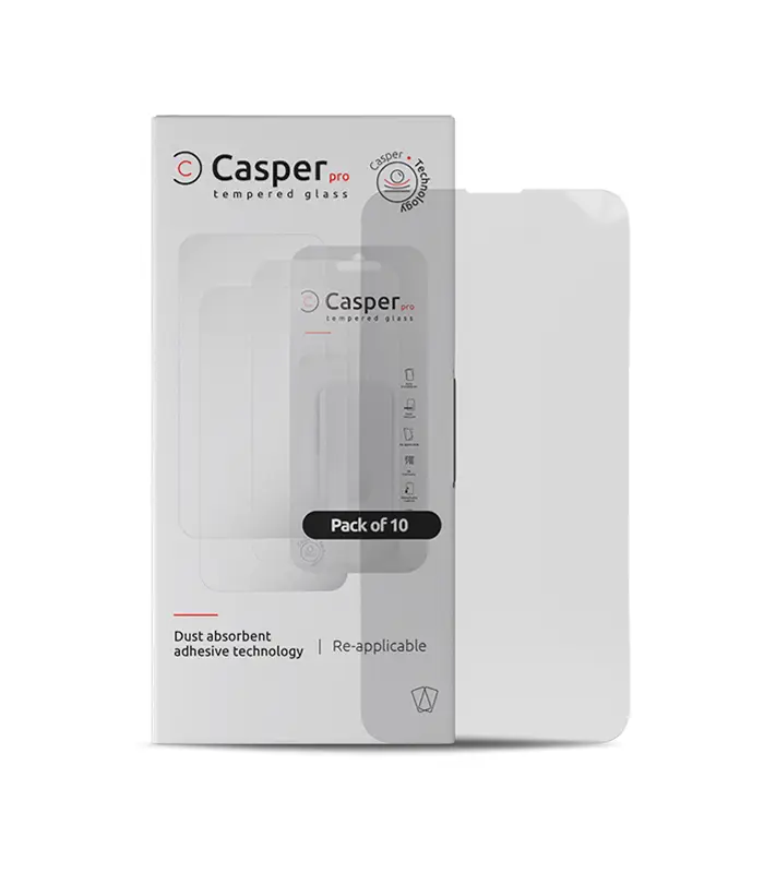 Vidrio Templado Casper Pro para iPhone 13 _ 13 Pro _ 14 (Clear) 0 iPhone 13 / 13 Pro / 14 (Clear) (Paquete de 10) Vidrio Templado Casper Pro - Imagen 1