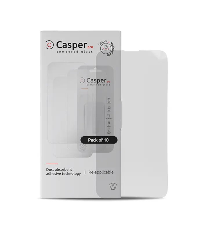Vidrio Templado Casper Pro para iPhone 15 Plus _ 16 Plus (Clear) 0 iPhone 15 Plus / 16 Plus (Clear) (Paquete de 10) Vidrio Templado Casper Pro - Imagen 1