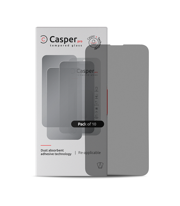 Vidrio Templado Casper Pro para iPhone 15 Plus _ 16 Plus (Privacy) 0 iPhone 15 Plus / 16 Plus (Privacy) (Paquete de 10) Vidrio Templado Casper Pro - Imagen 1