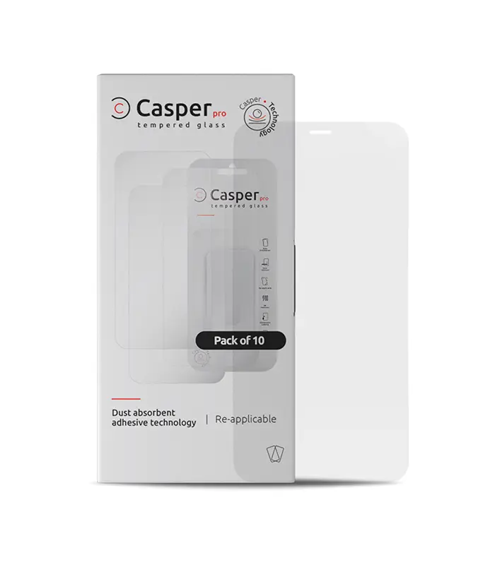 Vidrio Templado Casper Pro para iPhone XS Max _ 11 Pro Max (Clear)_ iPhone XS Max / 11 Pro Max (Clear) (Paquete de 10) Vidrio Templado Casper Pro - Imagen 1
