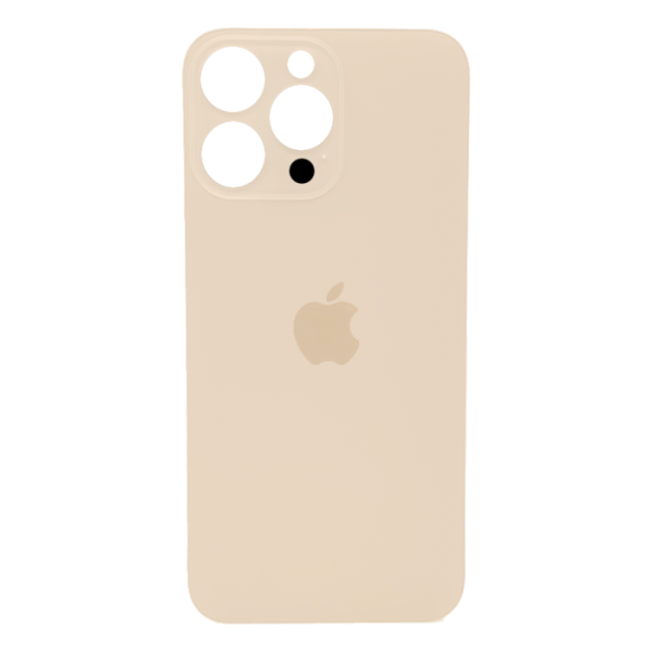 Tapa Trasera para iPhone 14 Pro Max Dorado (Gold) (Con pega)