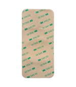 Tapa Trasera para iPhone 14 Pro Max blanco (Silver) (Con pega) - Imagen 3