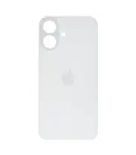 Tapa Trasera para iPhone 16 Blanco (Silver) (Sin Pega) (Big Hole)