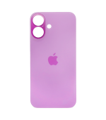 Tapa Trasera para iPhone 16 Rosado (Pink) (Sin Pega) (Big Hole)