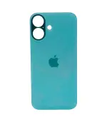 Tapa Trasera para iPhone 16 Verde (Azulado) (SIN PEGA) (Big Hole)