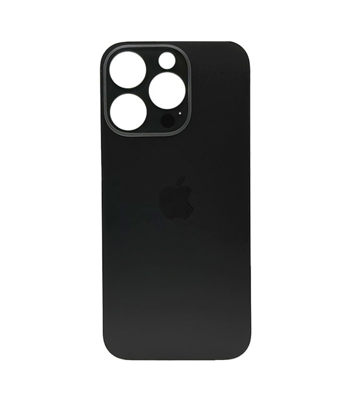 tapa trasera iphone 16pro negro 0 Tapa Trasera para iPhone 16 Pro Titanio Negro (Sin Pega) (Big Hole) - Imagen 1