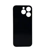Tapa Trasera para iPhone 16 Pro Titanio Negro (Sin Pega) (Big Hole) - Imagen 2