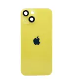 Tapa Trasera para iPhone 14 Amarillo (Con marco y Bisel)