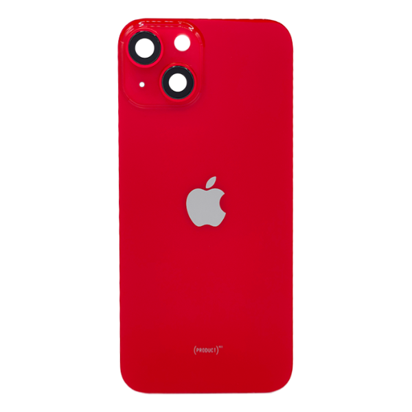 Tapa Trasera para iPhone 14 Rojo (Con marco y Bisel)