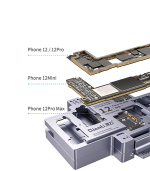 ISocket Compatible Con IPhone 12 / 12 Pro / 12 Pro Max / 12 Mini (4 En 1) (Qianli) - Imagen 2