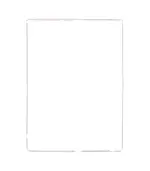 Marco Con Adhesivo Para IPad 2 (Blanco) - Imagen 2