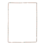 Marco Con Adhesivo Para IPad 2 (Negro)