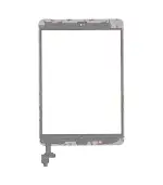 Mica Tactil (con Chip y Boton) para iPad Mini 1 / iPad Mini 2 (Aftermarket: AM Plus) (Blanco) - Imagen 2