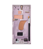 Pantalla OLED para Samsung Galaxy S23 Ultra con marco (Lavanda) (Premium) - Imagen 2