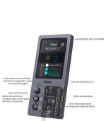 Programadora ICopy Plus 2.2+ True Tone / Datos De La Batería / Vibrador / Programador EEPROM / Probador De MFI (True Tone Hasta 11 Pro Max Y Batería Hasta 13 Pro Max) (Qianli) - Imagen 2