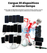 Puerto de carga ReLife RL-304M (30 conectores USB) Alta Potencia 160W Hub de carga (Sunshine) - Imagen 4