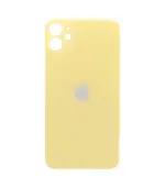 Tapas Traseras para iPhone 11 Amarillo (Yellow) (Con pega) (Big Hole)