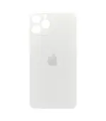 Tapas Traseras para iPhone 11 Pro Blanco (Silver) (Con pega) (Big Hole)