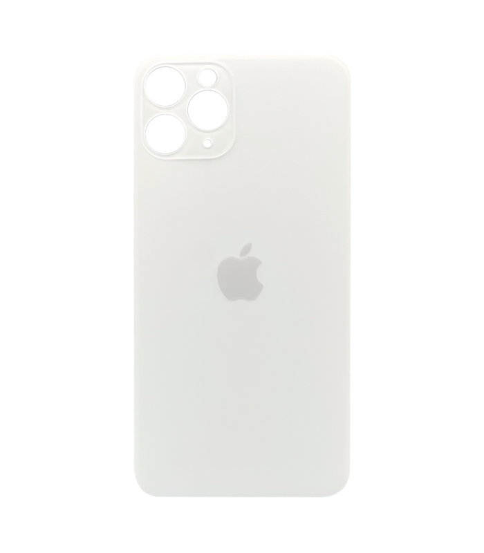 Tapas Traseras para iPhone 11 Pro Blanco (Silver) (Con pega) 0 Tapas Traseras para iPhone 11 Pro Blanco (Silver) (Sin pega) (Big Hole) - Imagen 1