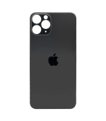 Tapas Traseras para iPhone 11 Pro Negro (Space Grey) (Con pega) (Big Hole)