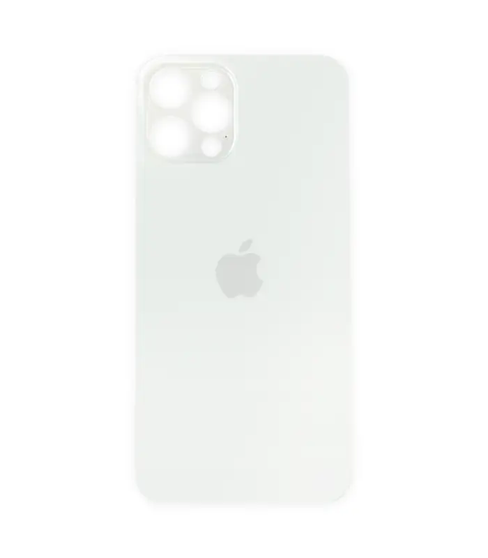 Tapas Traseras para iPhone 12 Pro Blanco (Silver) (Con pega)(2) Tapas Traseras para iPhone 12 Pro Blanco (Silver) (Con pega) (Big Hole) - Imagen 1