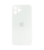Tapas Traseras para iPhone 12 Pro Blanco (Silver) (Sin Pega) (Big Hole)