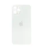 Tapas Traseras para iPhone 12 Pro Blanco (Silver) (Sin Pega) (Big Hole)