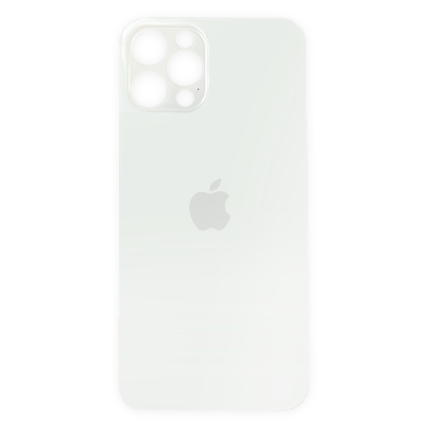 Tapas Traseras para iPhone 12 Pro Blanco (Silver) (Sin Pega) (Big Hole)