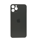 Tapas Traseras para iPhone 12 Pro Negro (Black) (Sin Pega) (Big Hole)