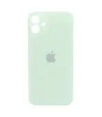 Tapas Traseras para iPhone 12 Verde (Green) (Con pega) (Big Hole)