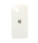 Tapas Traseras para iPhone 13 Blanco (Silver) (Con pega) (Big Hole)